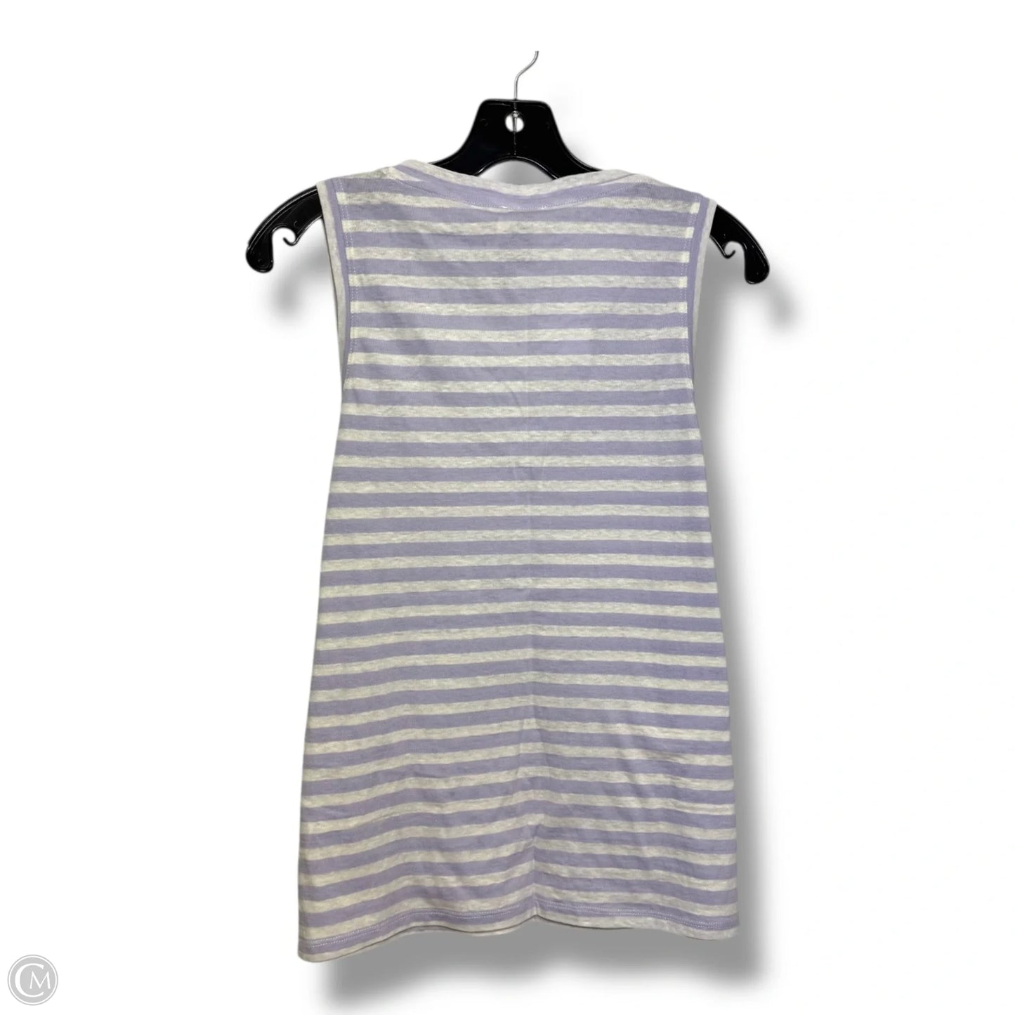 Top Sleeveless Basic By J. Crew In Striped Pattern, Size: M