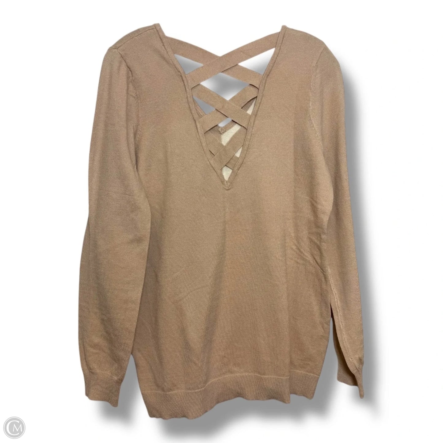 Sweater By Cme In Tan, Size: L