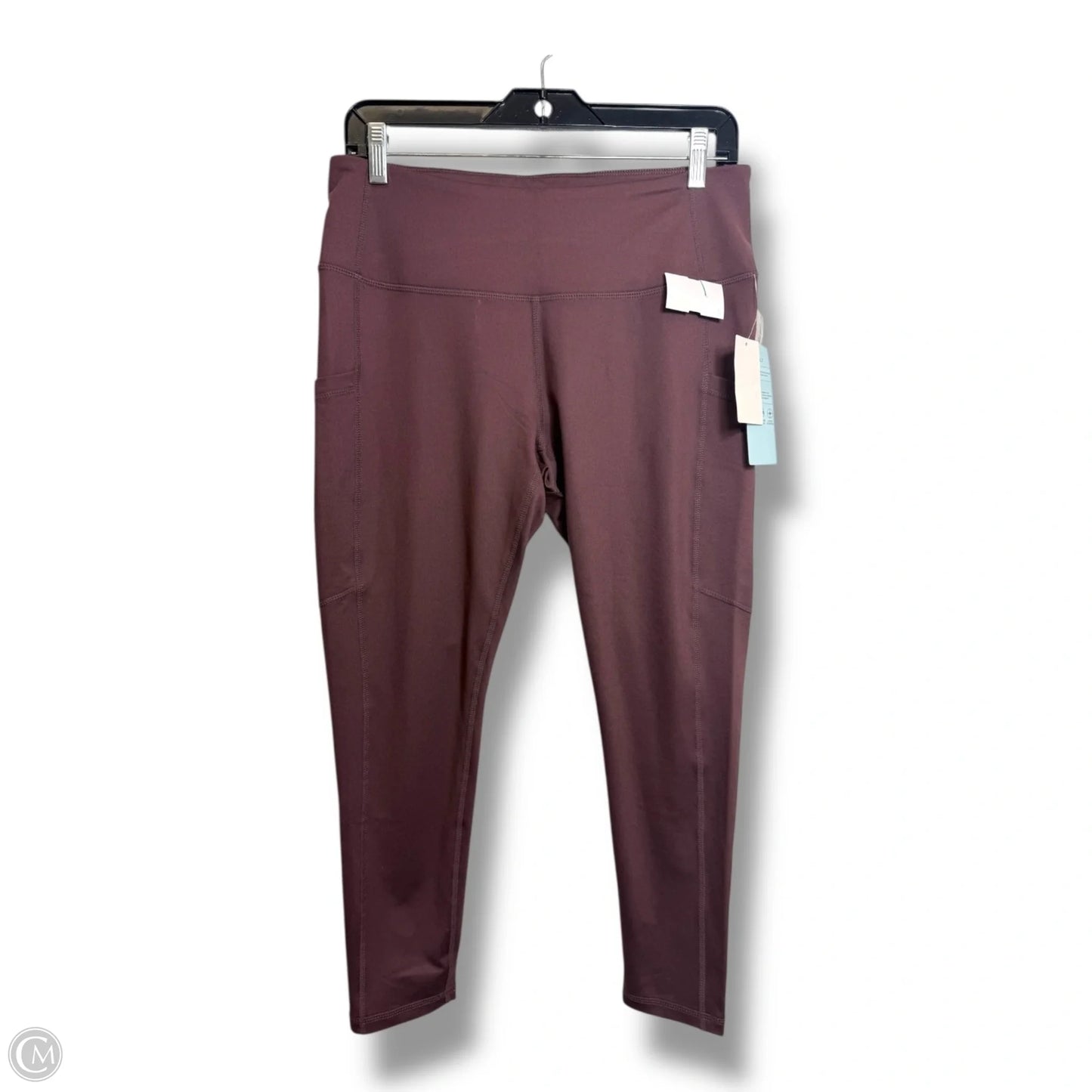 Athletic Leggings By Zella In Brown, Size: L