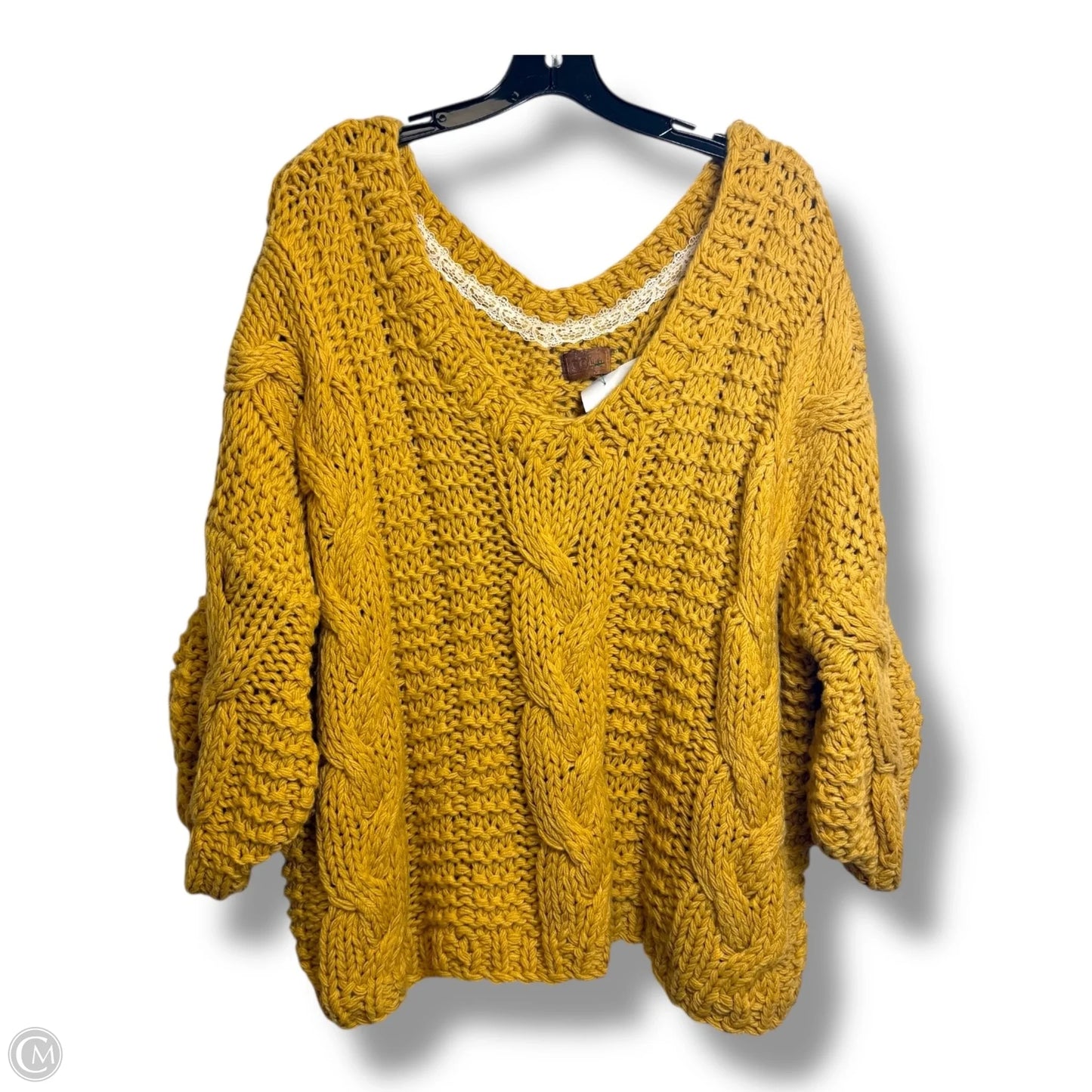 Sweater By Pol In Yellow, Size: L