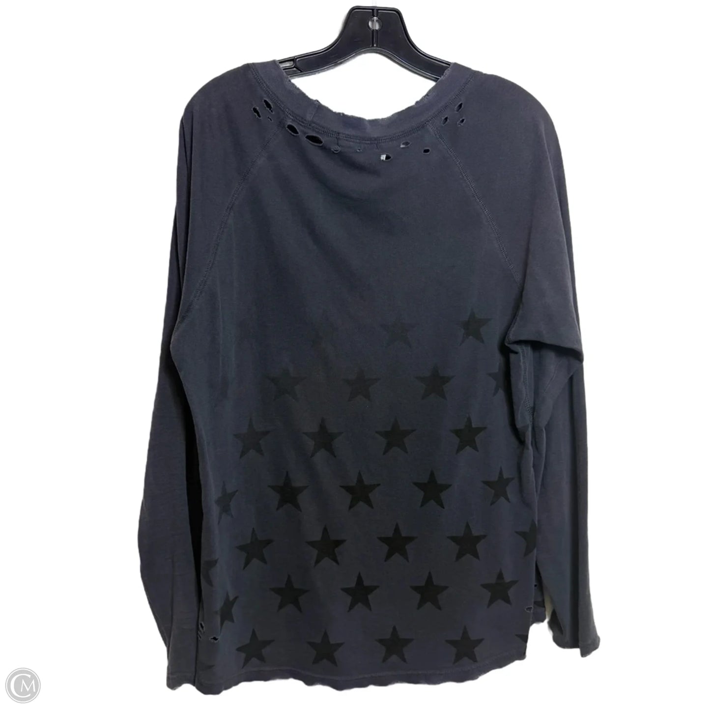 Top Long Sleeve By Clothes Mentor In Grey, Size: M