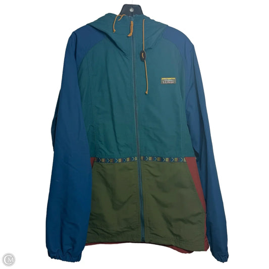 Jacket Utility By L.l. Bean In Teal, Size: Xl
