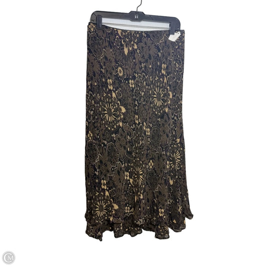 Skirt Midi By Style And Company In Brown, Size: 14