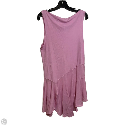 Top Sleeveless Basic By Free People In Pink, Size: Xl