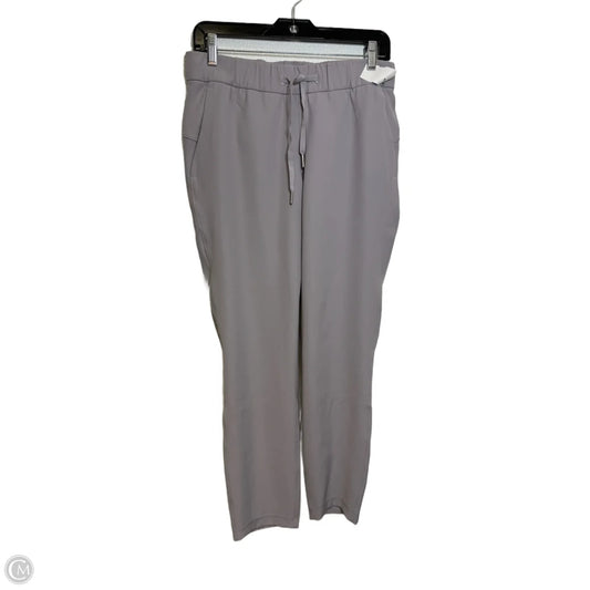 Athletic Pants By Lululemon In Grey, Size: 6