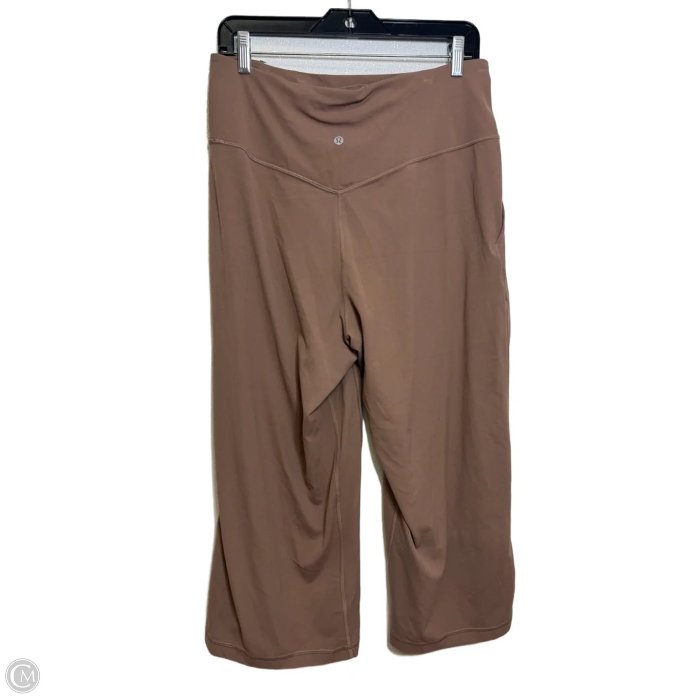 Athletic Capris By Lululemon In Tan, Size: 12