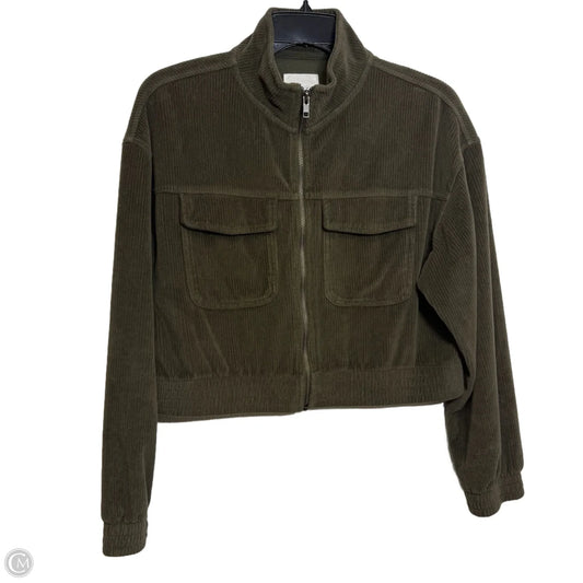 Cropped Jacket Other By Aerie In Green, Size: M