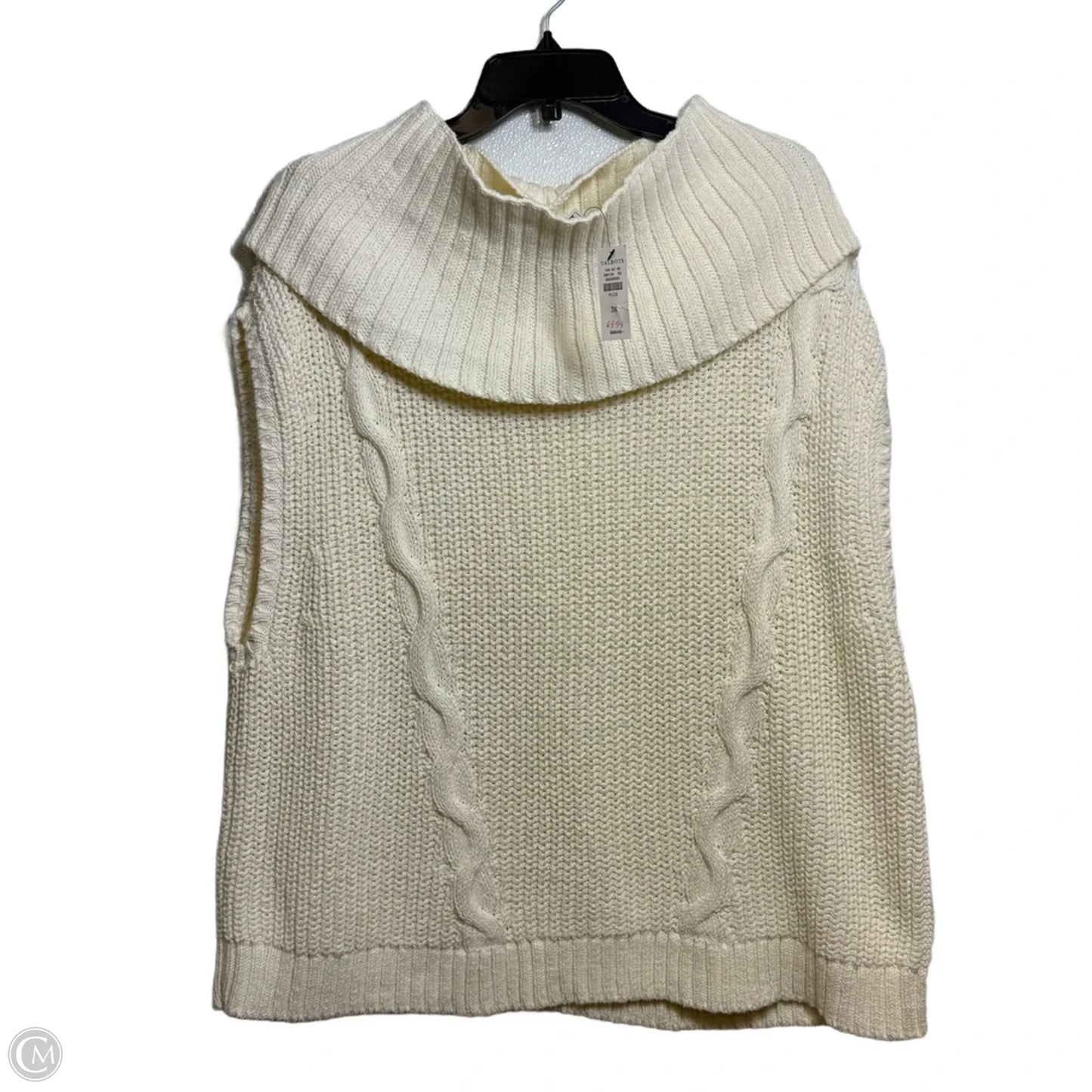 Vest Other By Talbots In Ivory, Size: 3x