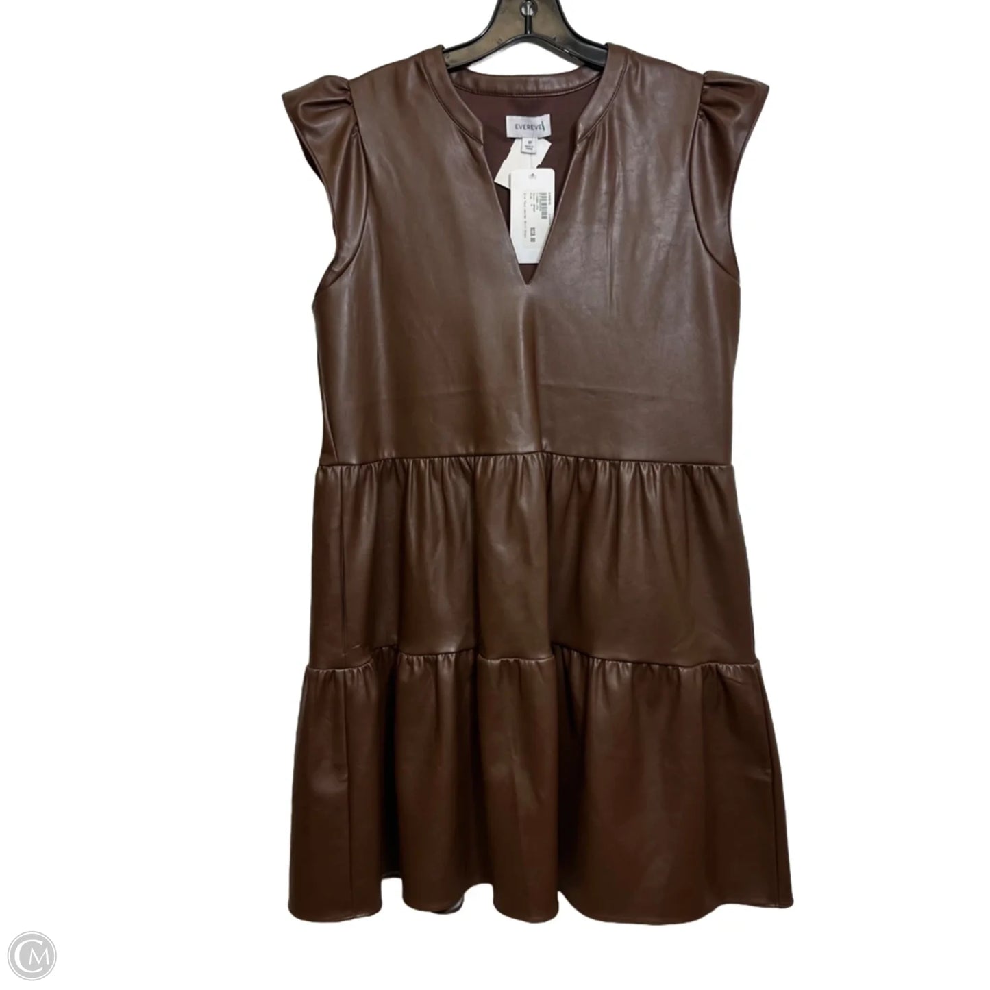 Dress Casual Short By Evereve In Brown, Size: M