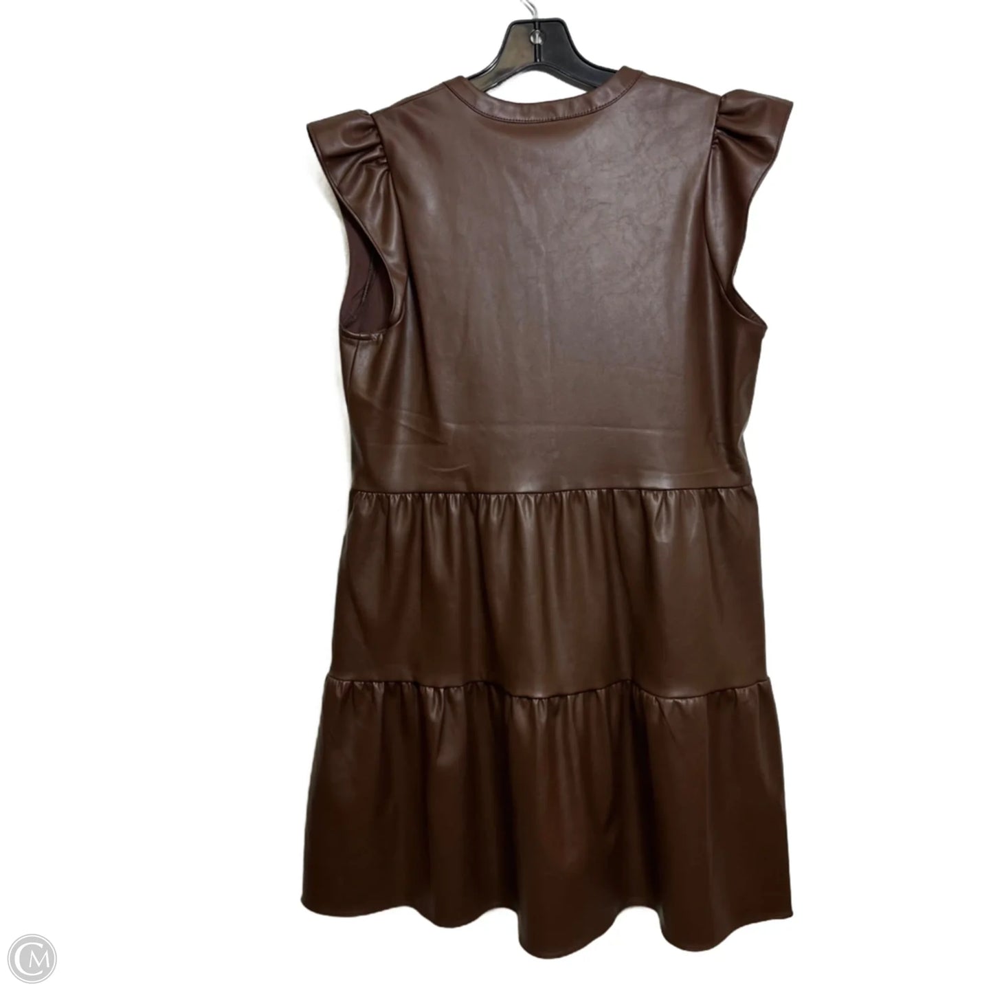 Dress Casual Short By Evereve In Brown, Size: M
