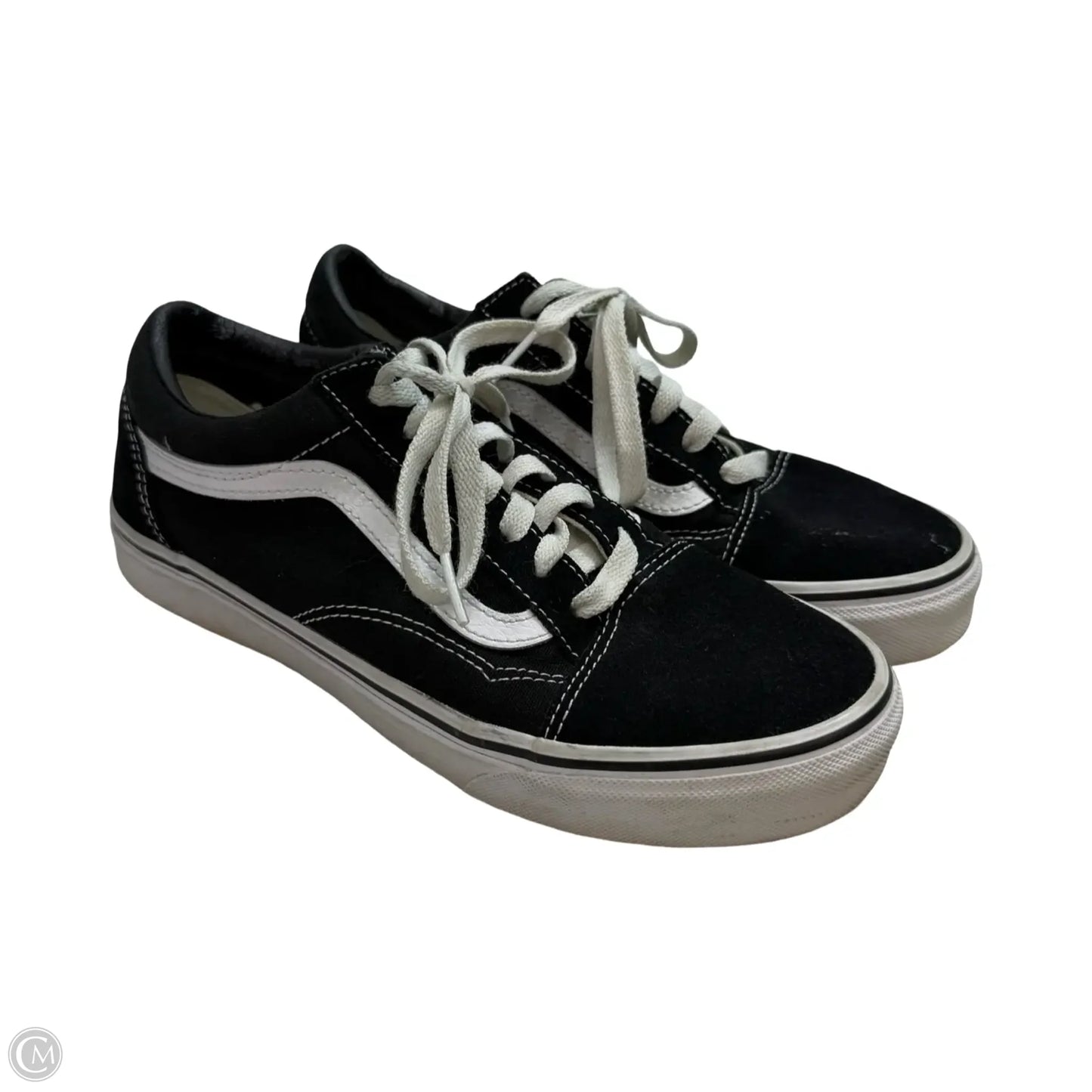 Shoes Sneakers By Vans In Black, Size: 7