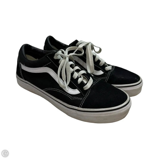 Shoes Sneakers By Vans In Black, Size: 7