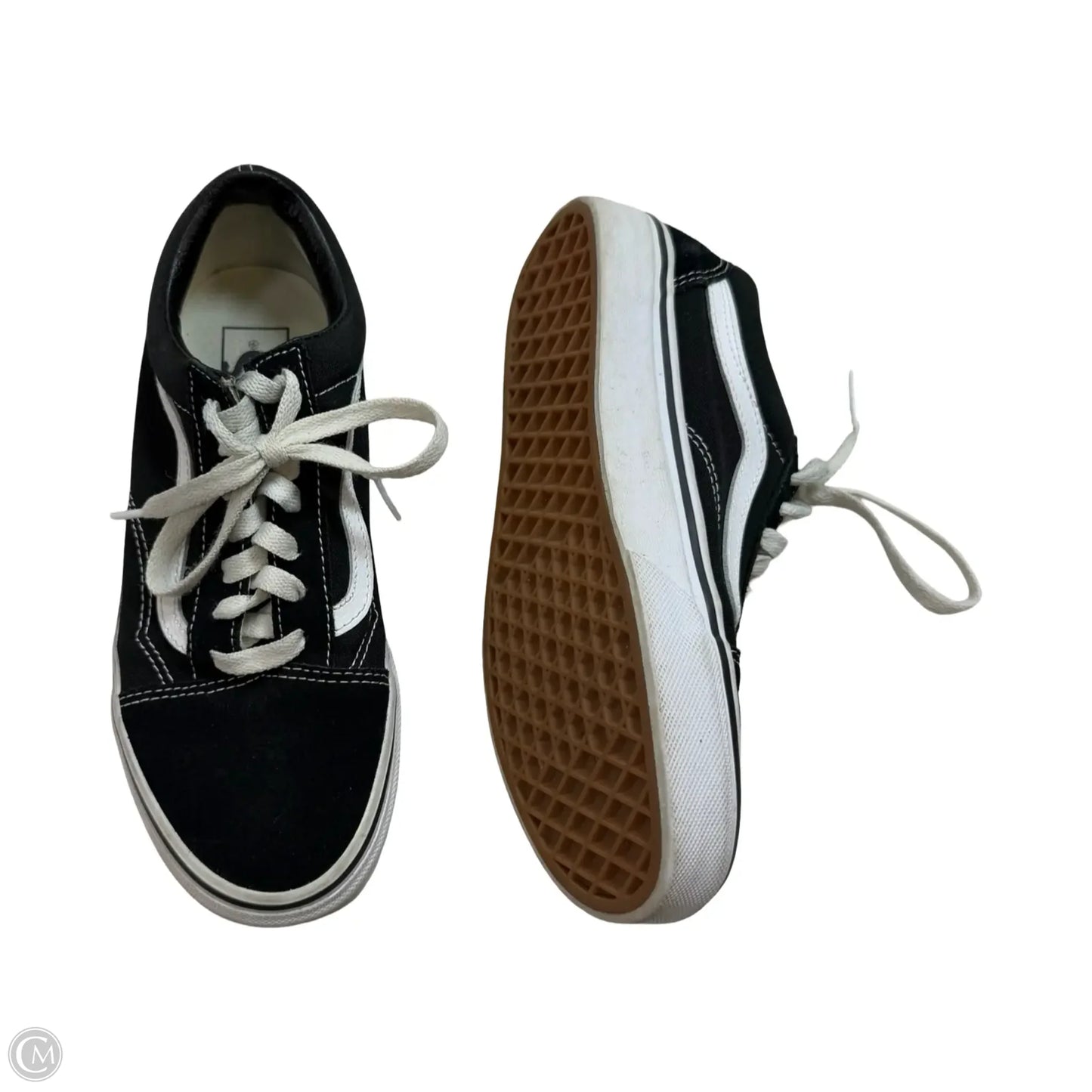 Shoes Sneakers By Vans In Black, Size: 7