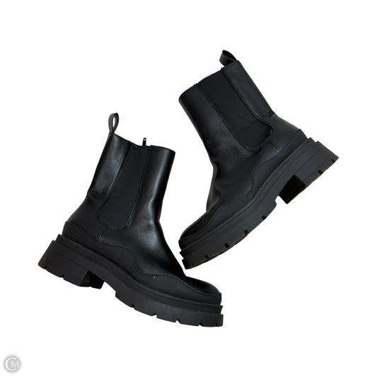 Boots Ankle Heels By Cme In Black, Size: 7