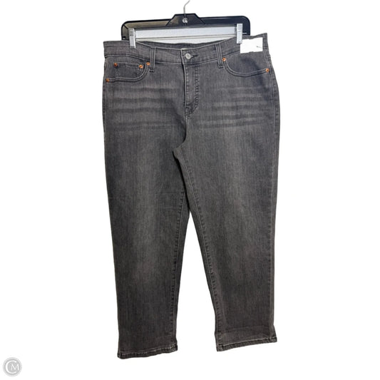Jeans Boyfriend By Levis In Grey, Size: 16