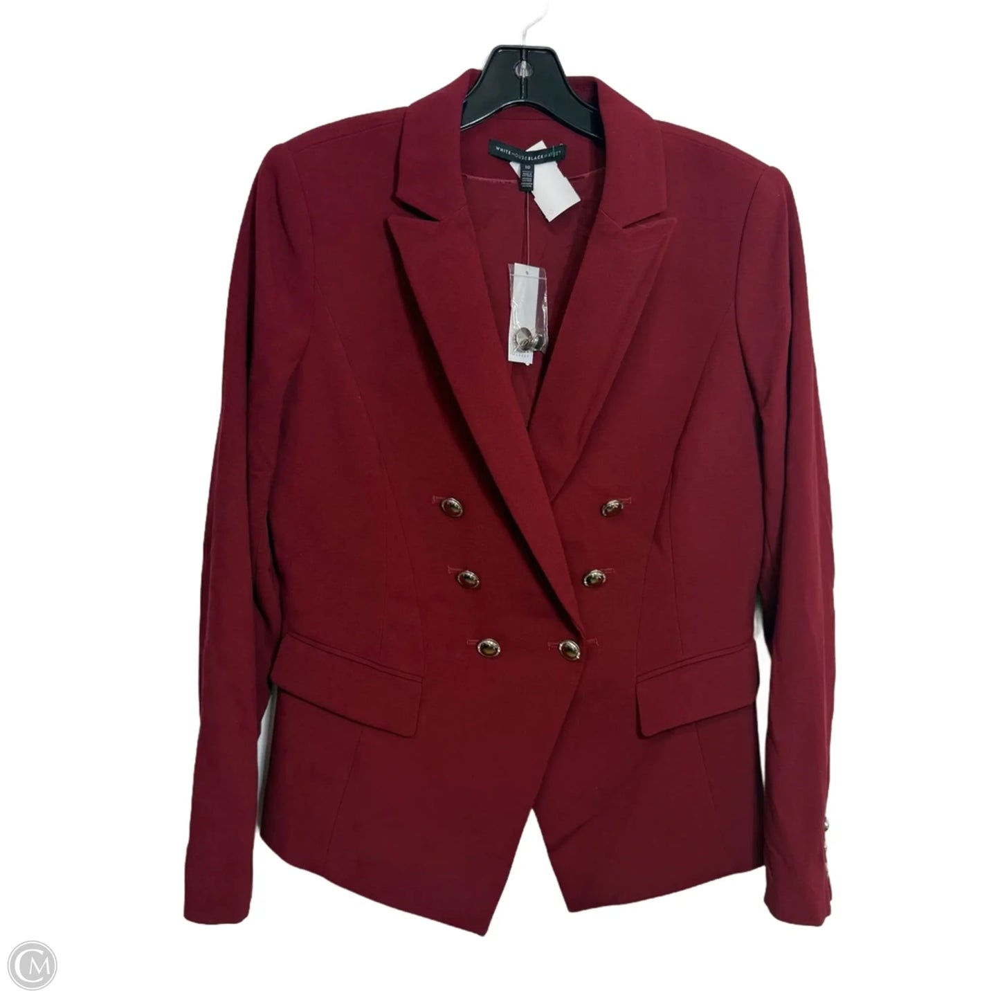Blazer By White House Black Market In Maroon, Size: 10