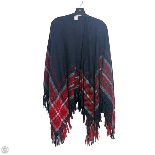 Shawl By Clothes Mentor In Navy, Size: Osfm