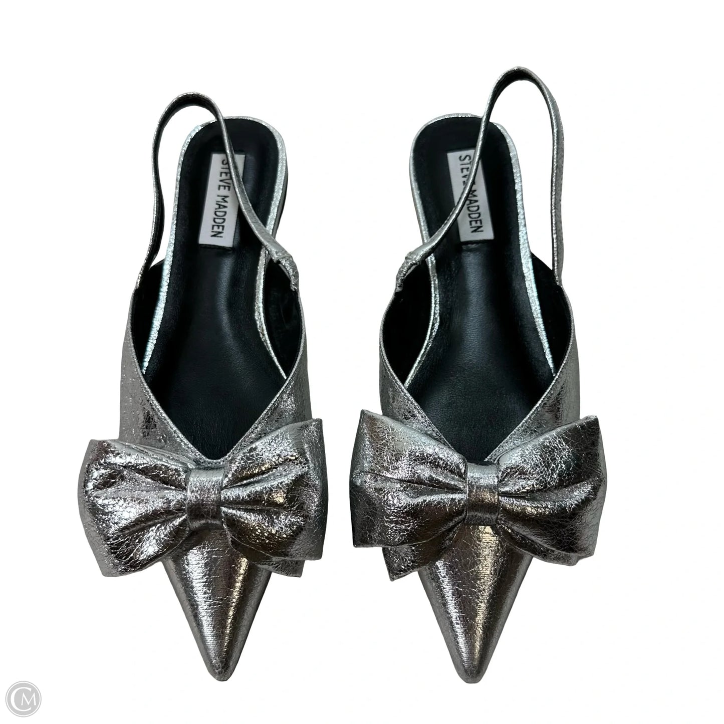 Shoes Flats By Steve Madden In Silver, Size: 8