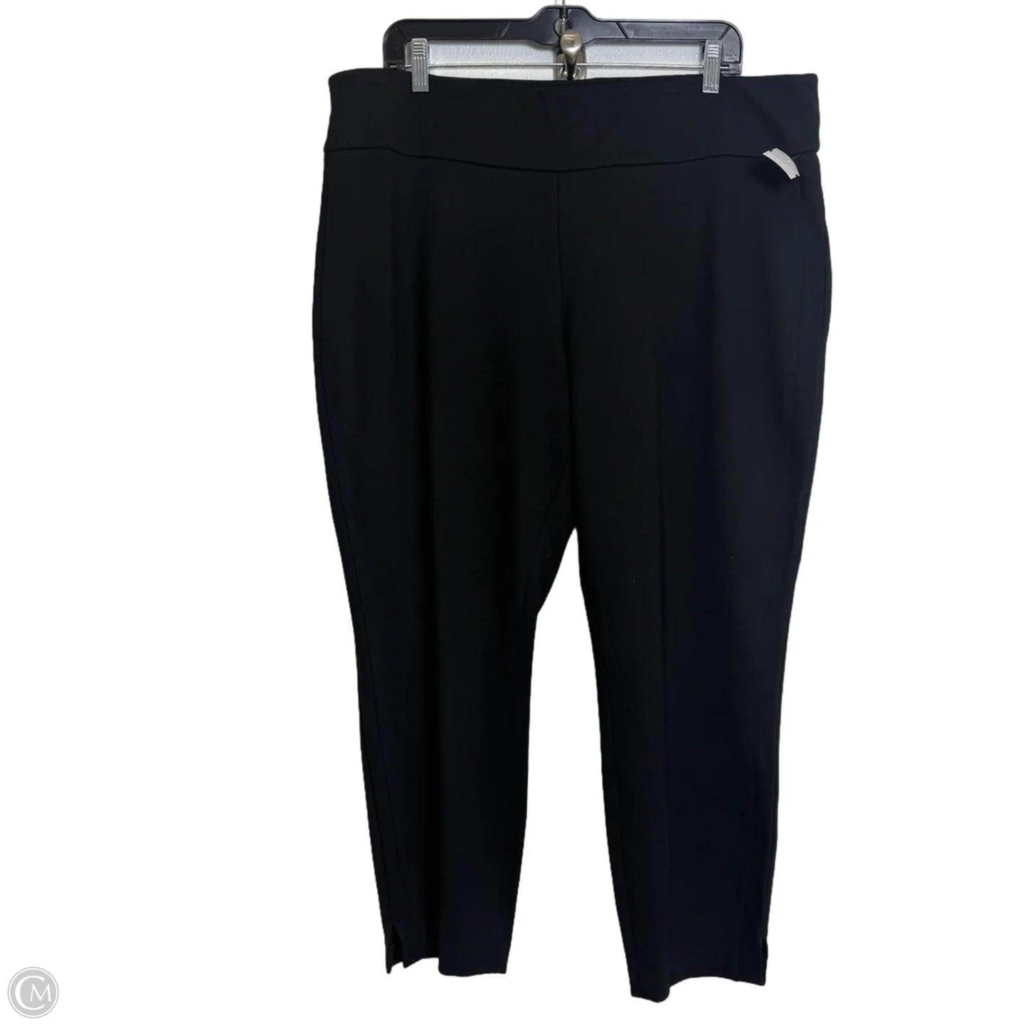 Pants Cropped By Express In Black, Size: Xl short