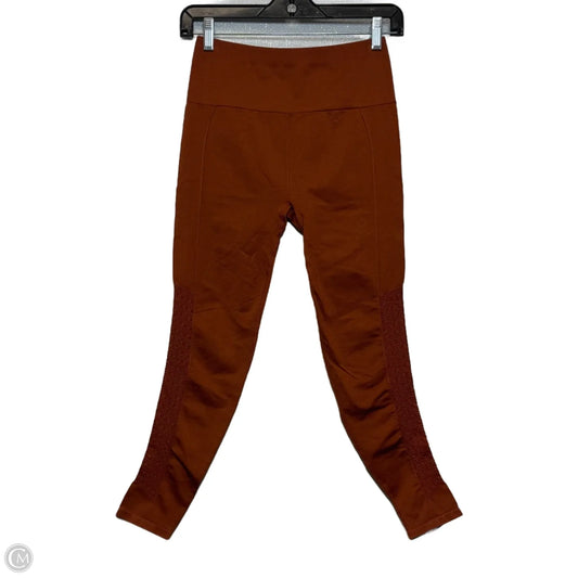 Athletic Leggings By Fabletics In Copper, Size: Xs