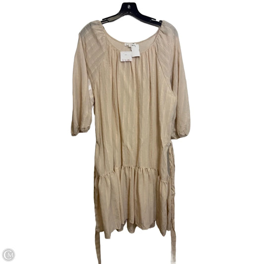Dress Casual Short By By The River In Beige, Size: L