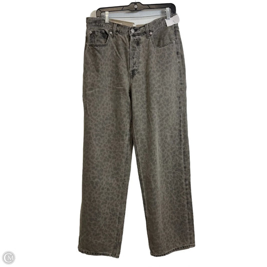 Jeans Wide Leg By Universal Thread In Animal Print, Size: 10