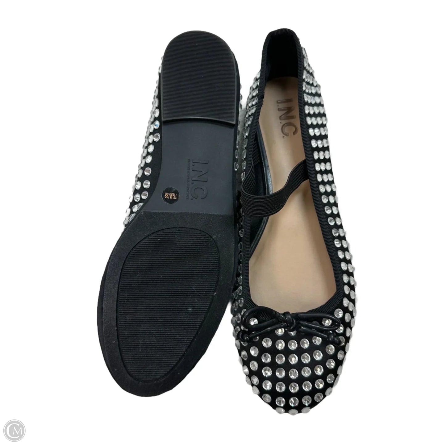 Shoes Flats By Inc In Black, Size: 7.5