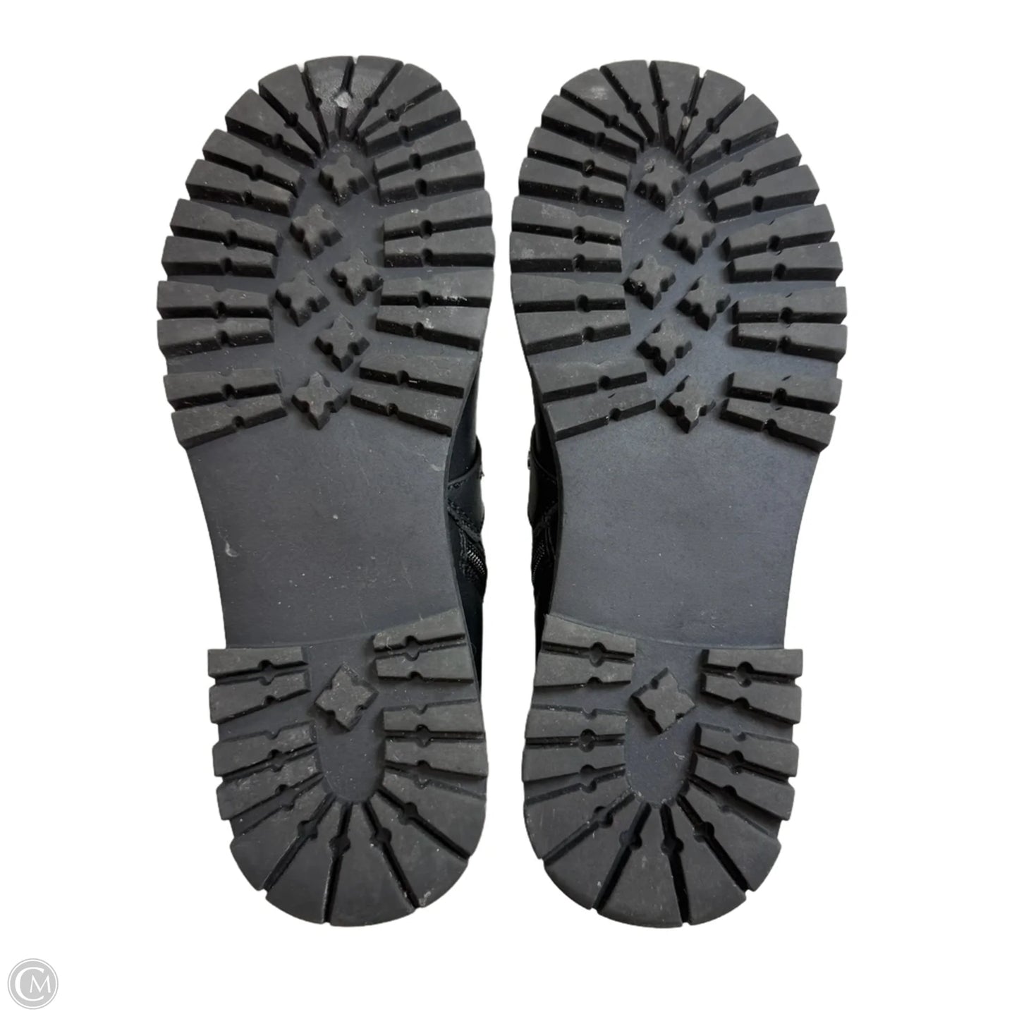 Boots Ankle Flats By So In Black, Size: 8