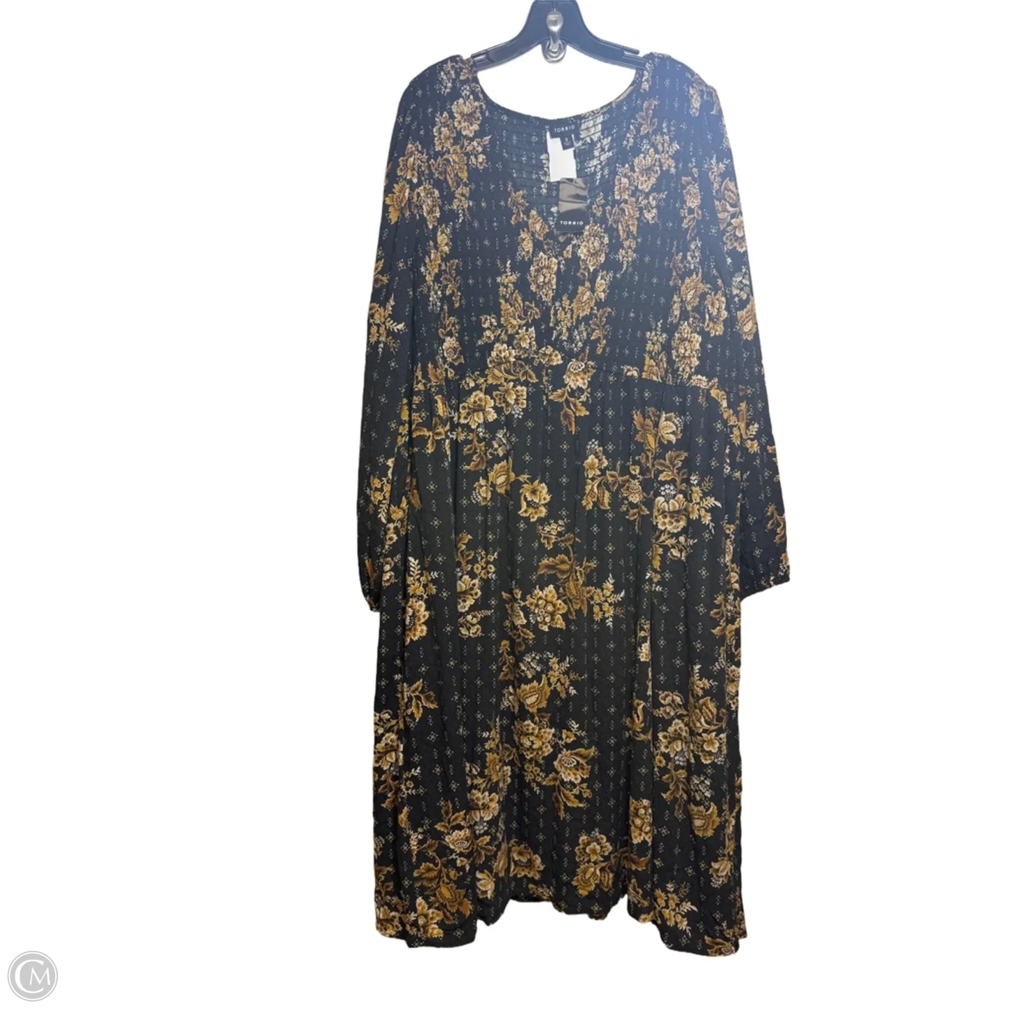 Dress Casual Midi By Torrid In Black, Size: 3x