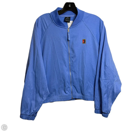 Athletic Jacket By Nike Apparel In Blue, Size: Xl