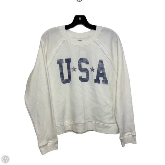 Sweatshirt Crewneck By Grayson Threads In White, Size: L