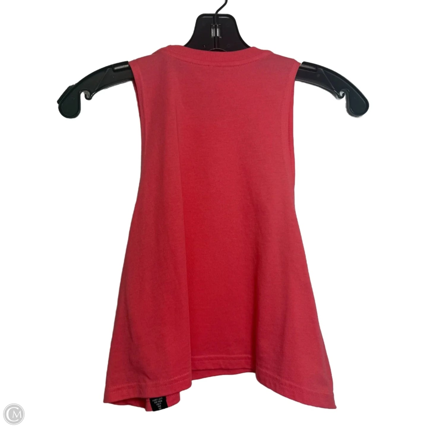 Athletic Tank Top By Adidas In Coral, Size: L