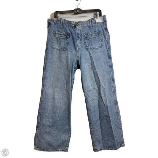 Jeans Wide Leg By Old Navy In Blue Denim, Size: 14