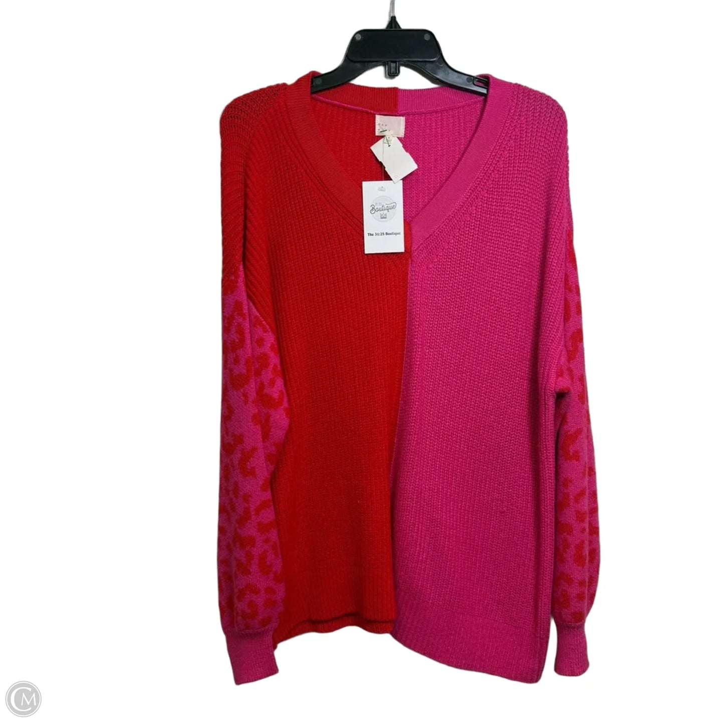 Sweater By Dee Elly In Red, Size: M