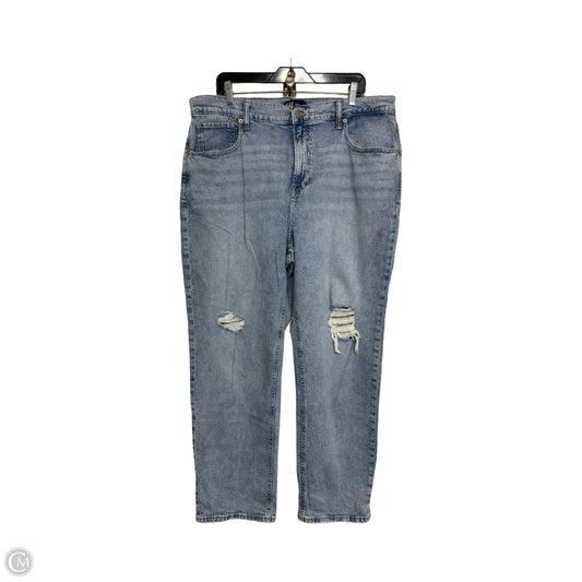 Jeans Boyfriend By Gap In Blue Denim, Size: 18