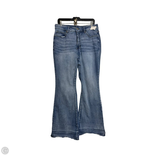 Jeans Flared By Judy Blue In Blue Denim, Size: 16