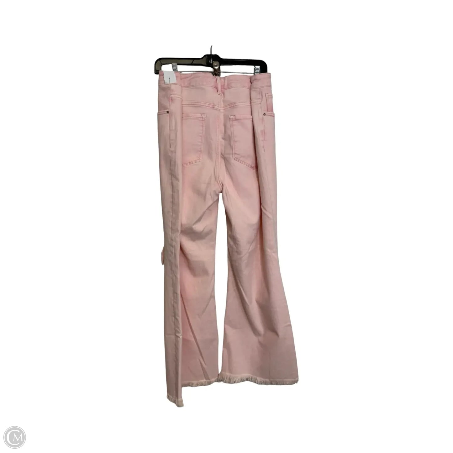 Jeans Cropped By Risen In Pink, Size: 2x