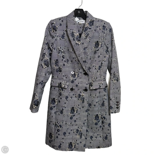 Blazer coat By Calvin Klein In Floral Print, Size: 2
