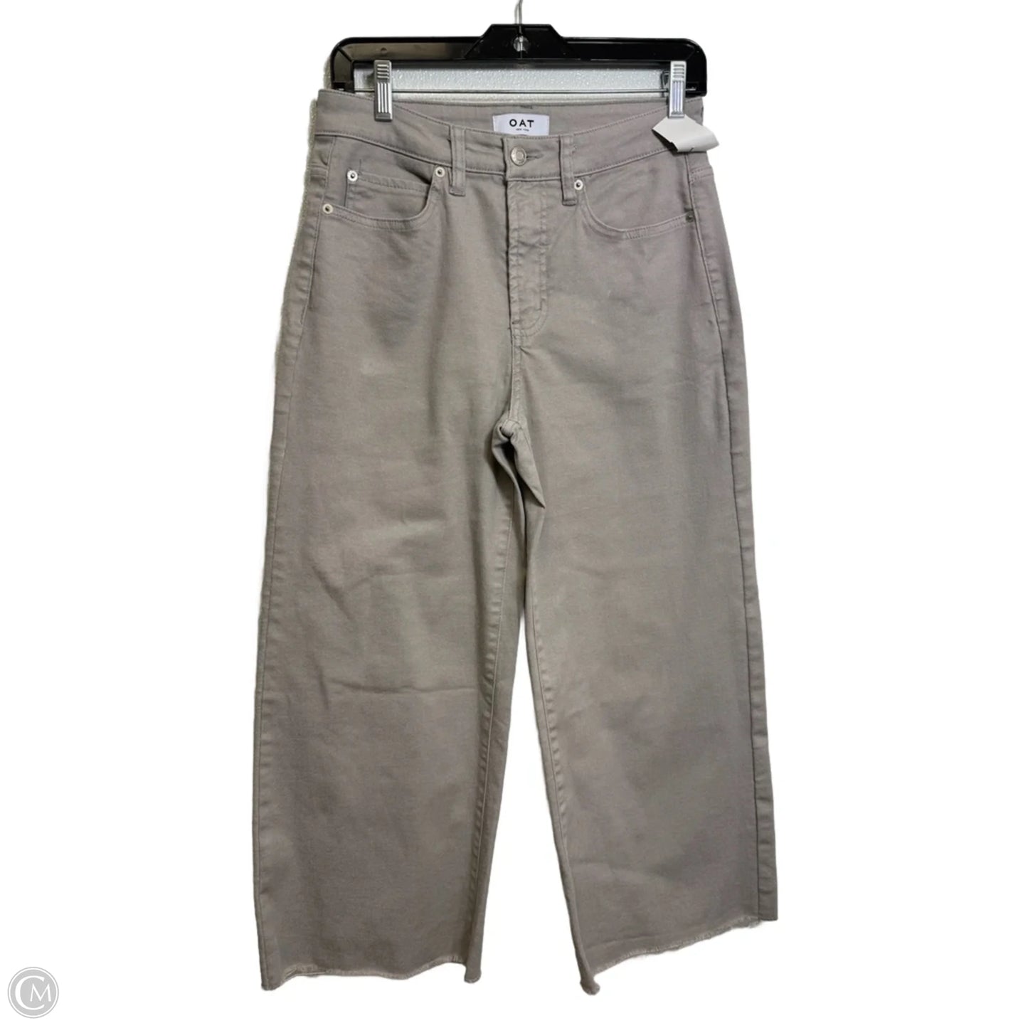 Jeans Wide Leg By Oat In Taupe, Size: 6