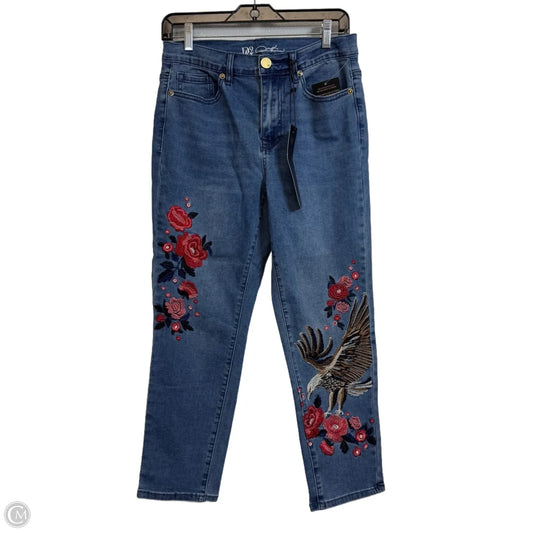 Jeans Straight By Diane Gilman In Blue Denim, Size: 8