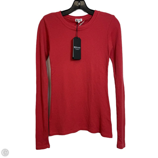 Top Long Sleeve Basic By La Made In Coral, Size: S