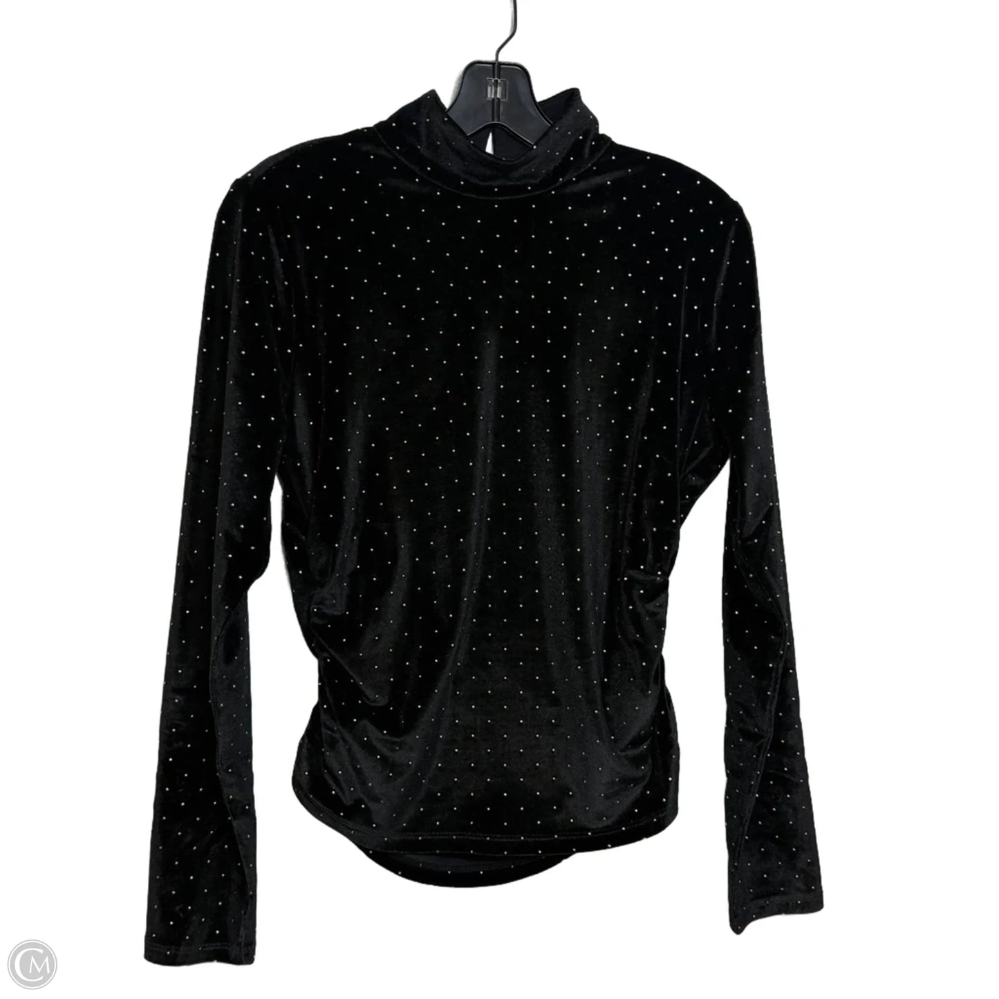 Top Long Sleeve By Michael By Michael Kors In Black, Size: M