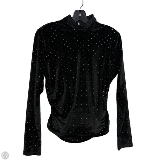 Top Long Sleeve By Michael By Michael Kors In Black, Size: M