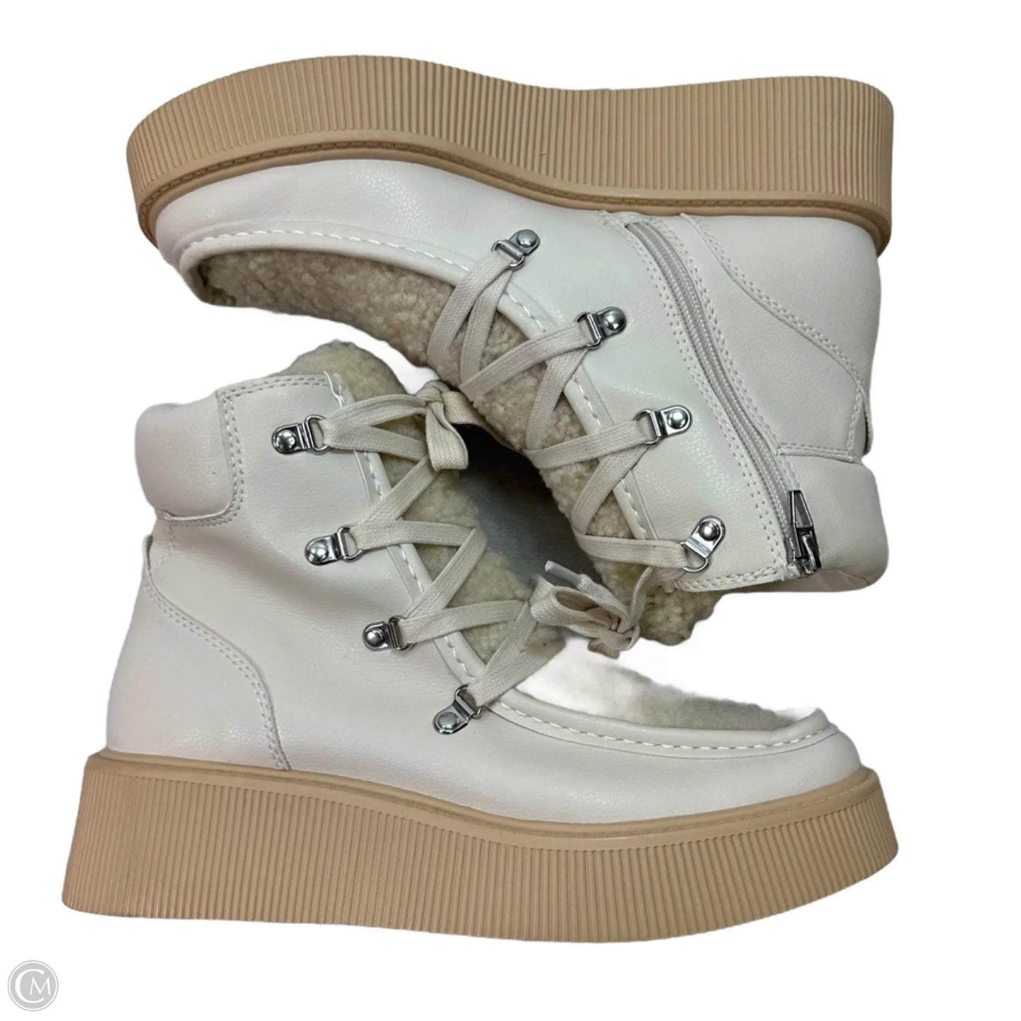 Boots Ankle Flats By Dolce Vita In Ivory, Size: 10.5