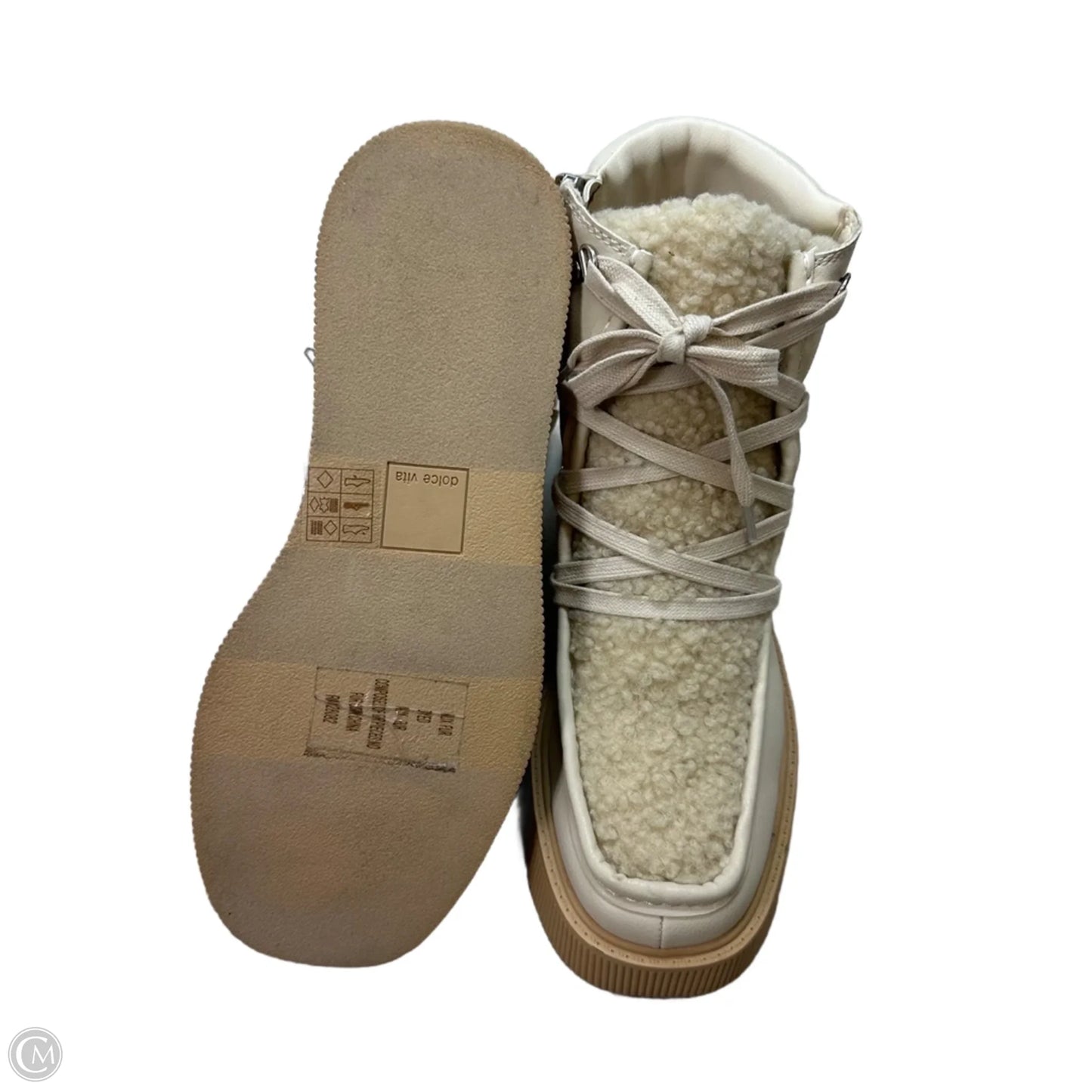 Boots Ankle Flats By Dolce Vita In Ivory, Size: 10.5