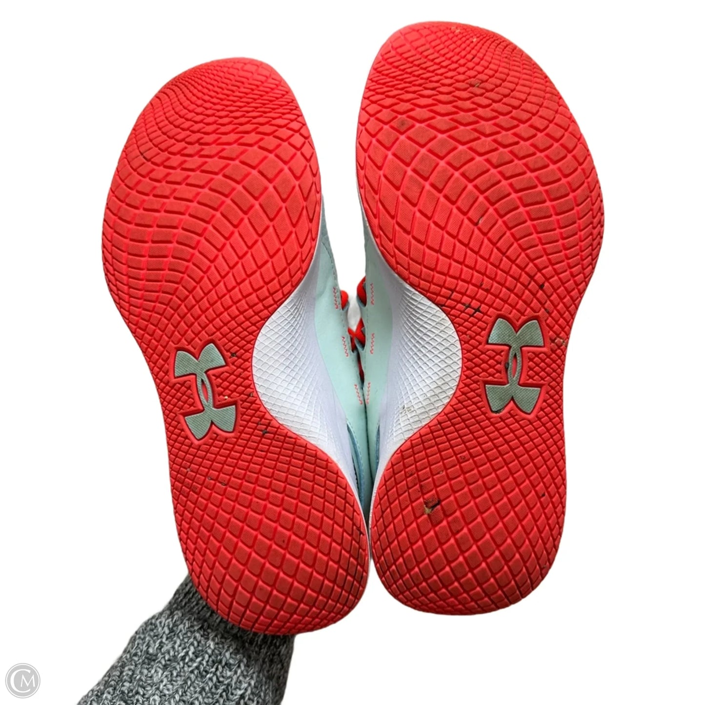 Shoes Sneakers By Under Armour In Floral Print, Size: 9.5