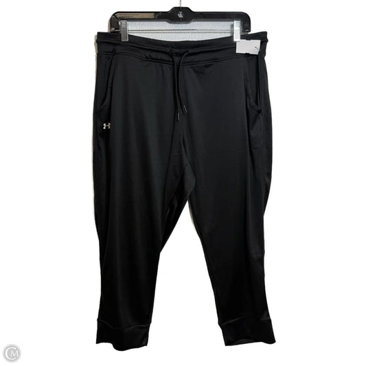 Athletic Pants By Under Armour In Black, Size: L