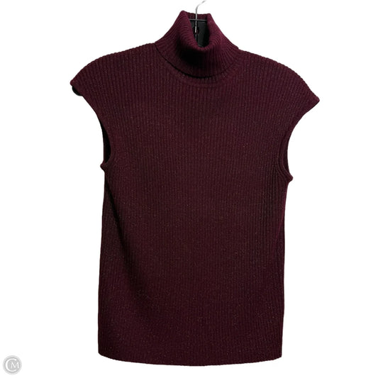 Top Sleeveless By Kate Hill In Maroon, Size: S