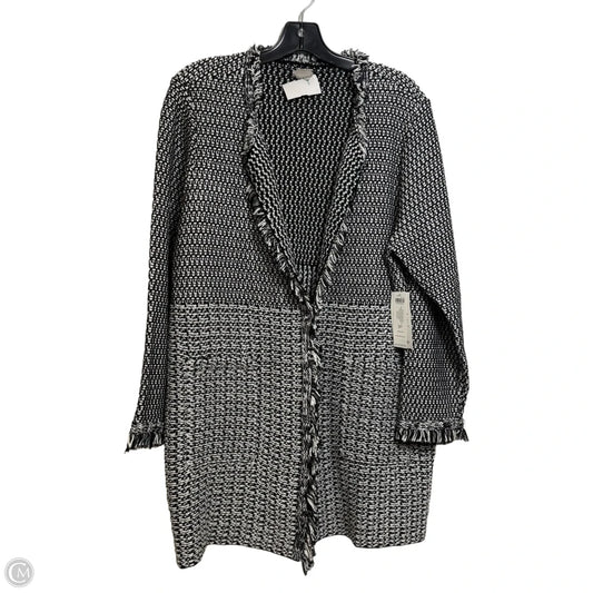 Cardigan By Chicos In Black, Size: Xlp
