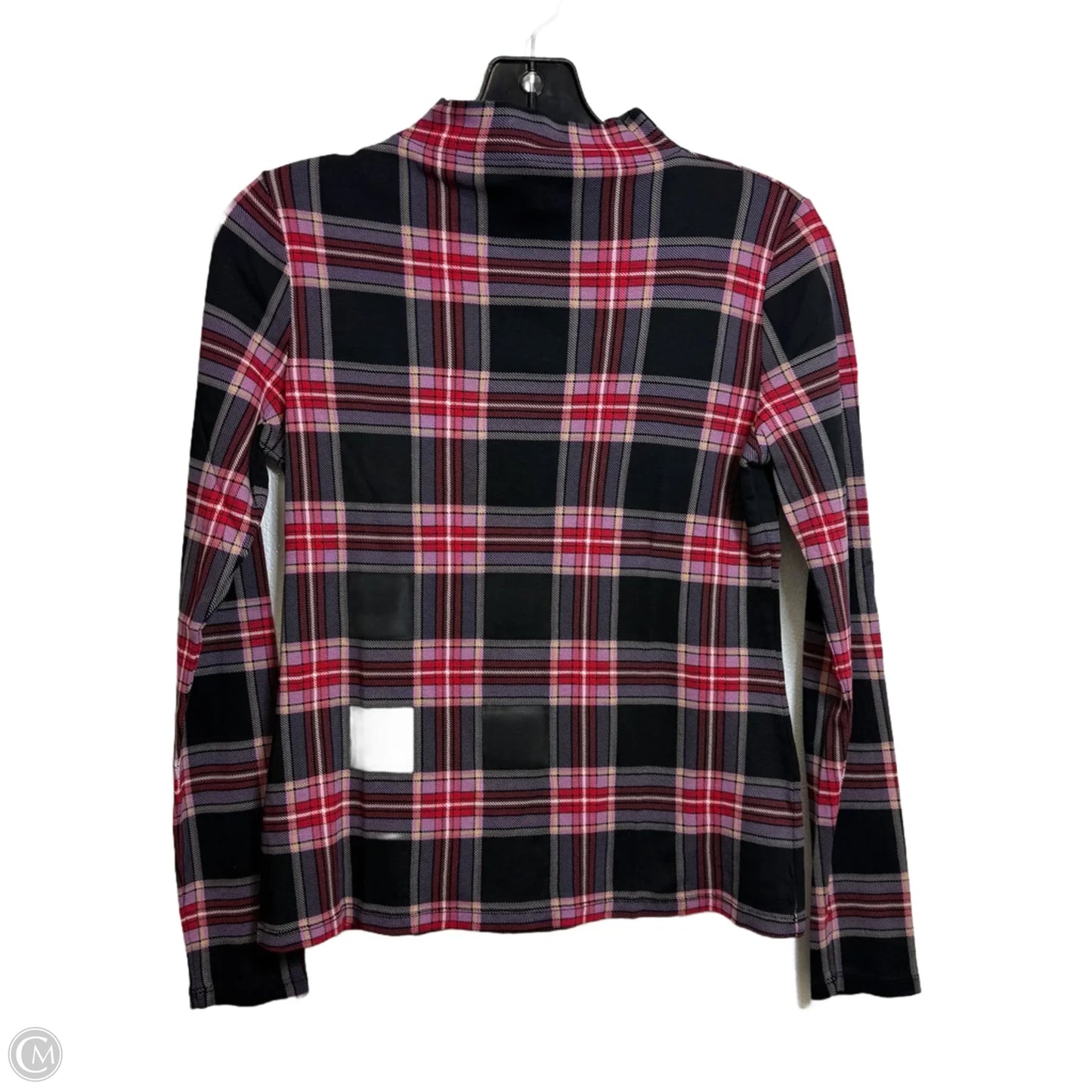 Top Long Sleeve Basic By Ann Taylor In Plaid Pattern, Size: S